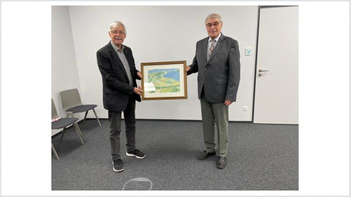 Verabschiedung Ulrich Brüggemeier durch Holger Schwien